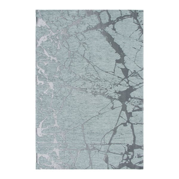 Pelēki un zili Eco paklāji Marmors, 135 x 200 cm