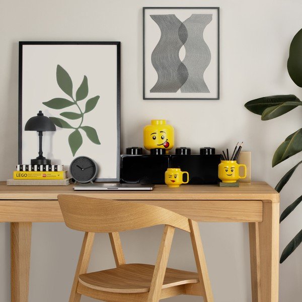 Dzeltena keramikas krūze bērniem 255 ml Head – LEGO®-image-1