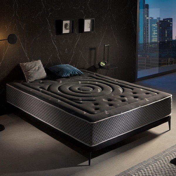 Divpusējs matracis Moonia Premium Black Multizone, 80 x 200 cm-image-1