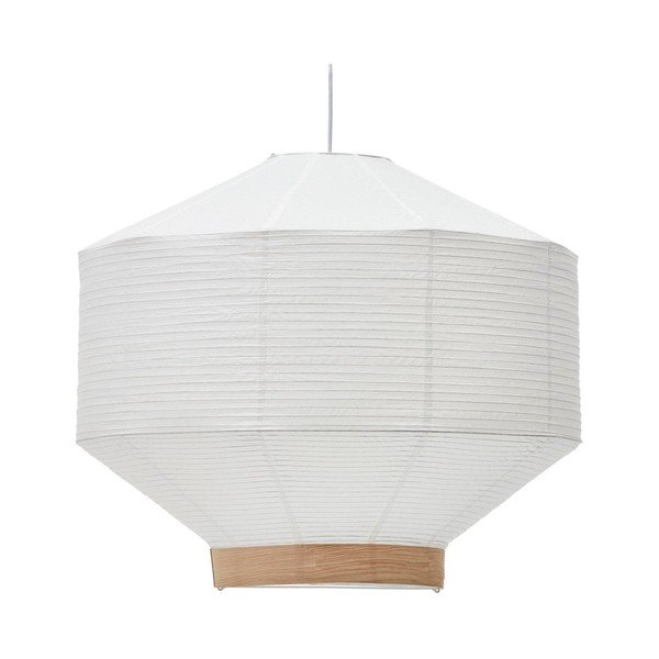 Balts abažūrs ø 80 cm Hila – Kave Home