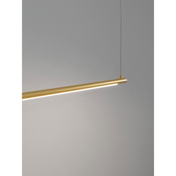 Misiņa krāsas alumīnija LED piekaramā lampa Elettra – Nova Luce-image-3