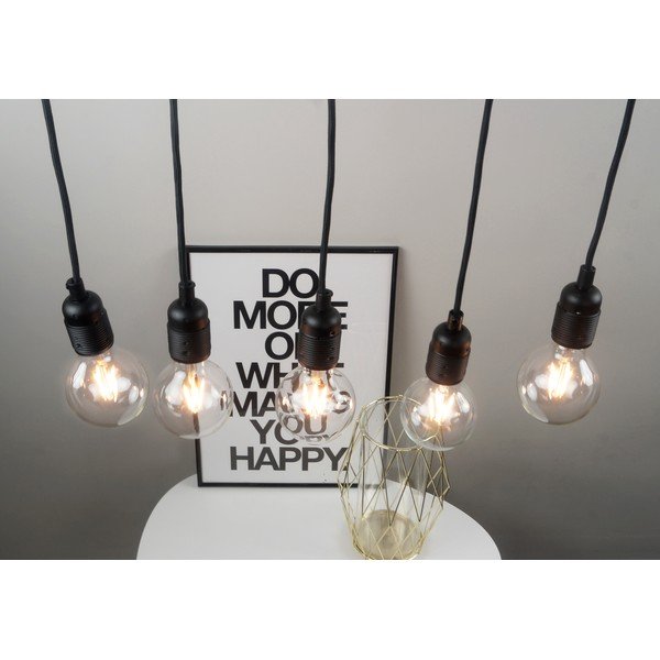 Melna piecviru griestu lampa Sotto Luce Uno-image-2