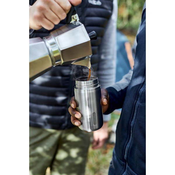 Sudraba krāsas nerūsējošā tērauda termokrūze 340 ml – Black + Blum-image-1