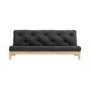 Izvelkamais dīvāns Karup Design Fresh Natural Clear/Dark Grey