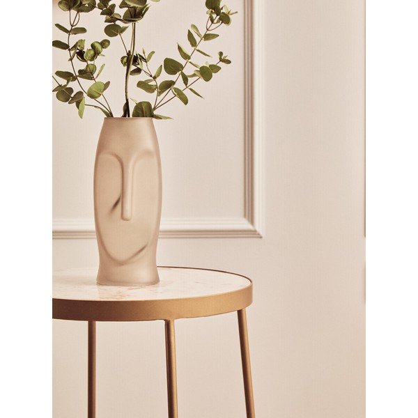 Apaļš sānu galdiņš ar marmora virsmu ø 36 cm Shalimar – Premier Housewares-image-2