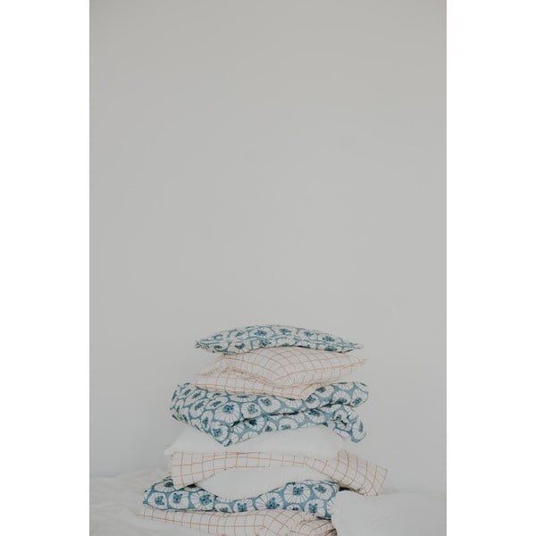 Bēšs bērnu gultiņas komplekts Camel Check – Malomi Kids-image-4