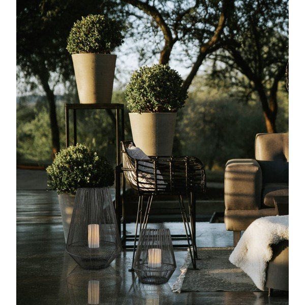 LED āra gaismeklis ar saules baterijām ø 26 cm Mineros – Trio-image-1