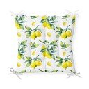 Sēdekļa spilvens ar kokvilnas maisījumu Covers Lemons, 40 x 40 cm