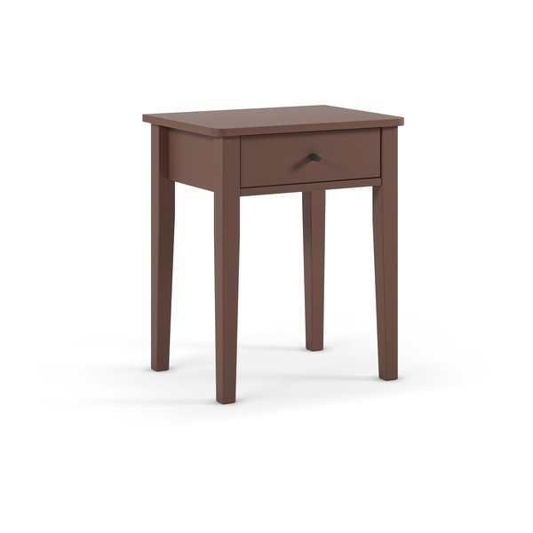 Terakotas oranžs matēts naktsskapītis Bart – Marckeric