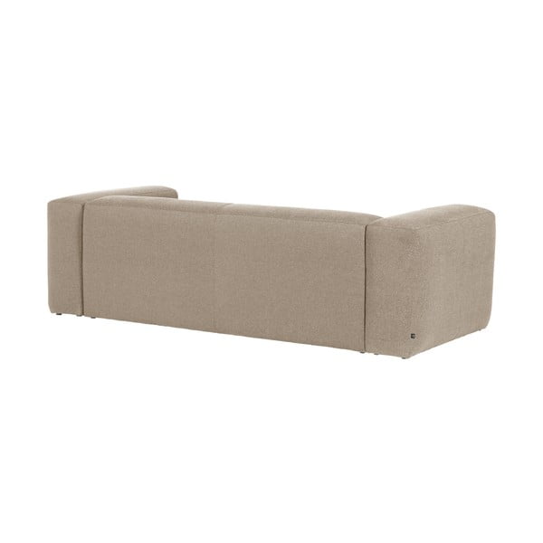 Bēšs stūra dīvāns Kave Home Blok, labais stūris-image-4