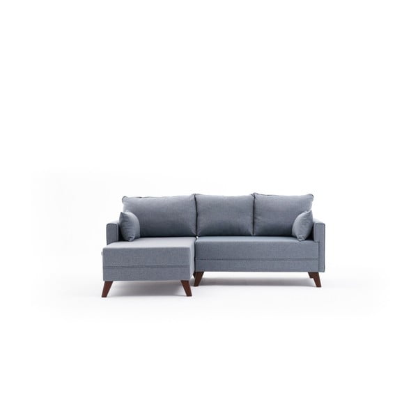 Gaiši zils stūra dīvāns (ar kreiso stūri) Bella – Balcab Home-image-2