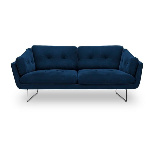 Spilgti tumši zils samta dīvāns Windsor & Co Sofas Gravity