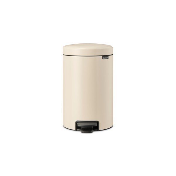 Bēša tērauda atkritumu tvertne ar pedāli 12 l NewIcon – Brabantia