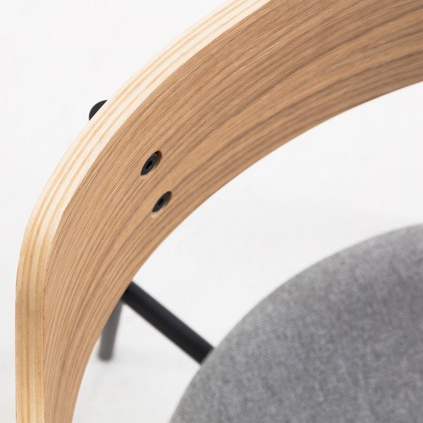 Gaiši pelēks ēdamistabas krēsls Kave Home Olympia-image-1