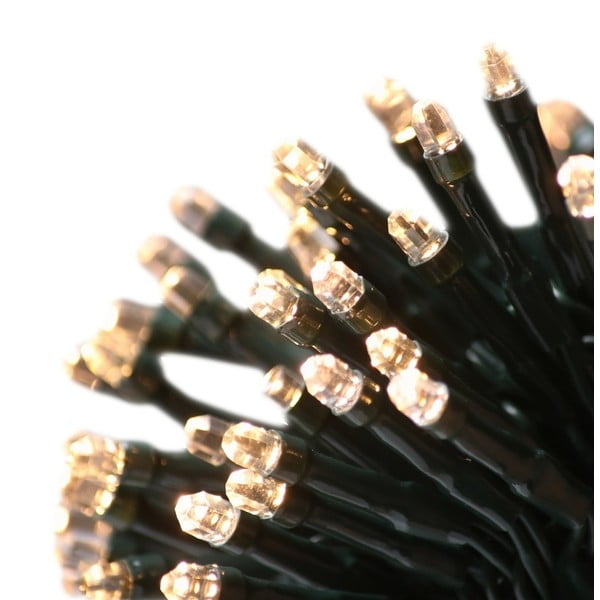 Zaļa LED gaismiņu virtene DecoKing Chain, 200 gaismiņas, garums 19,93 m-image-2