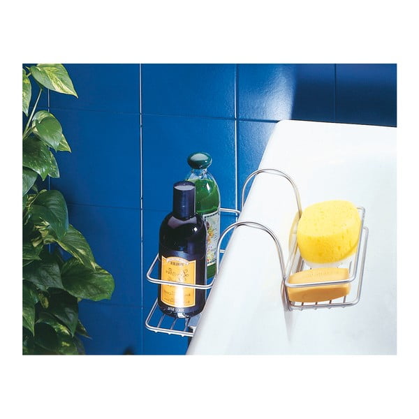 Divpusējs plaukts iekāršanai vannā Metaltex Oasis-image-2