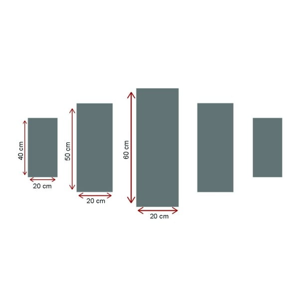 Gleznas (5 gab.) Winter Sunset – Wallity-image-2