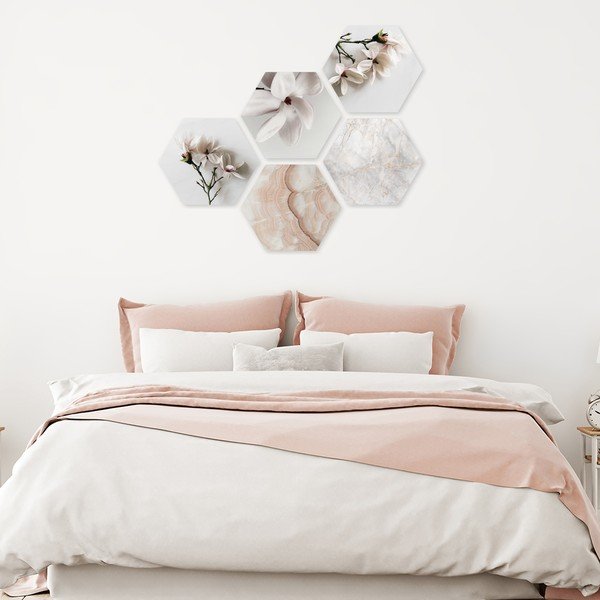 Gleznas (5 gab.) 33,2x29,5 cm Heksagon-image-1