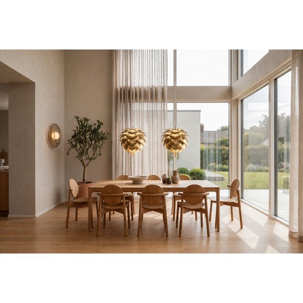 Zelta krāsas abažūrs ø 50 cm Silvia – UMAGE-image-1