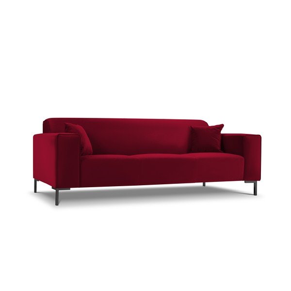 Sarkans samta dīvāns Cosmopolitan Design Siena-image-3
