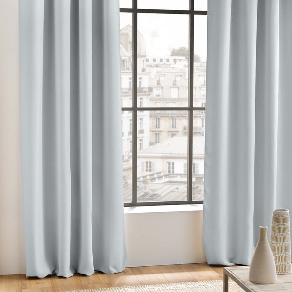 Gaiši pelēks gaismu necaurlaidīgs aizkars 135x240 cm Occult – douceur d'intérieur-image-2