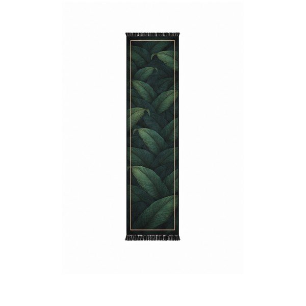 Zaļganzils mazgājams celiņa paklājs 80x200 cm Unique – Mila Home