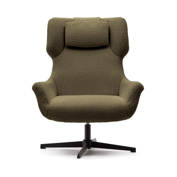 Tumši zaļš atpūtas krēsls Zalina – Kave Home