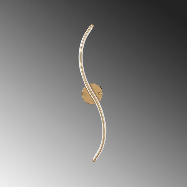 Zelta krāsas LED sienas lampa Yilan – Opviq lights-image-2