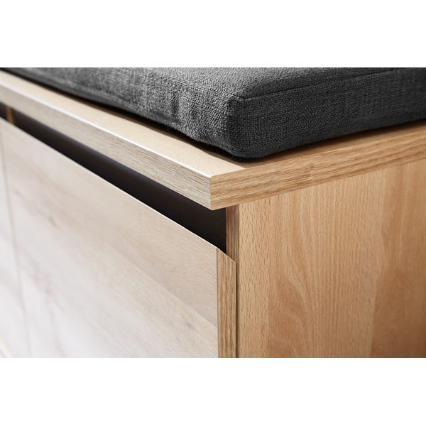 Apavu skapis ar soliņu un dižskābarža koka imitāciju Lissabon – Germania-image-4