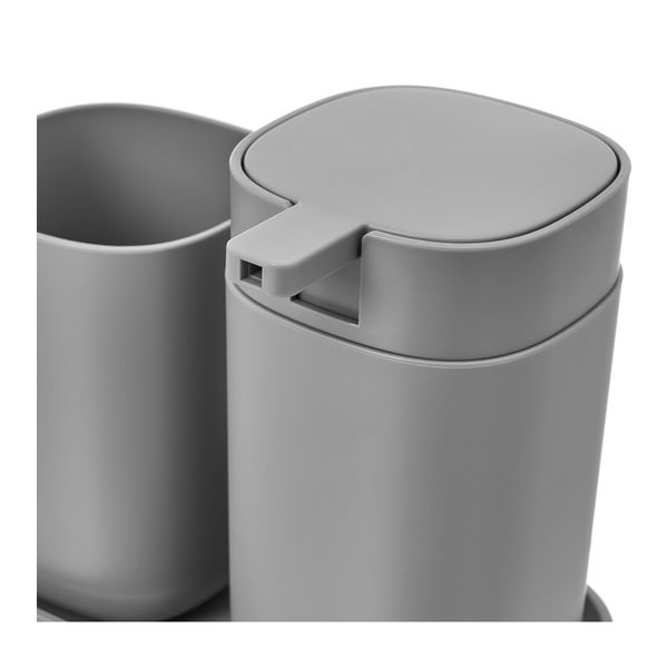 Pelēks vannas istabas piederumu komplekts – Casa Selección-image-2