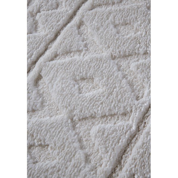 Krēmkrāsas celiņa paklājs 80x240 cm Itinerance Cream White – Elle Decoration-image-3