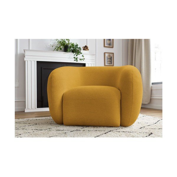 Dzeltens atpūtas krēsls Celine – Bobochic Paris-image-1