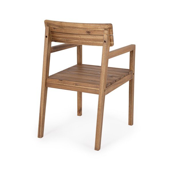 Dabīga toņa masīvkoka dārza krēsls Rodano – Bizzotto-image-4