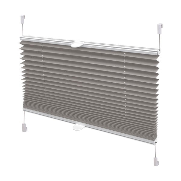 Pelēka žalūzija 42,5x150 cm Plisé Verona – Gardinia-image-1