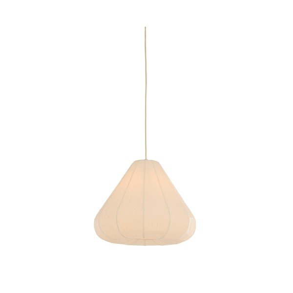 Krēmkrāsas piekaramā lampa ar papīra abažūru ø 10 cm Sarella – Light & Living-image-2