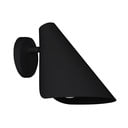 Melna sienas lampa SULION Lisboa, augstums 16 cm