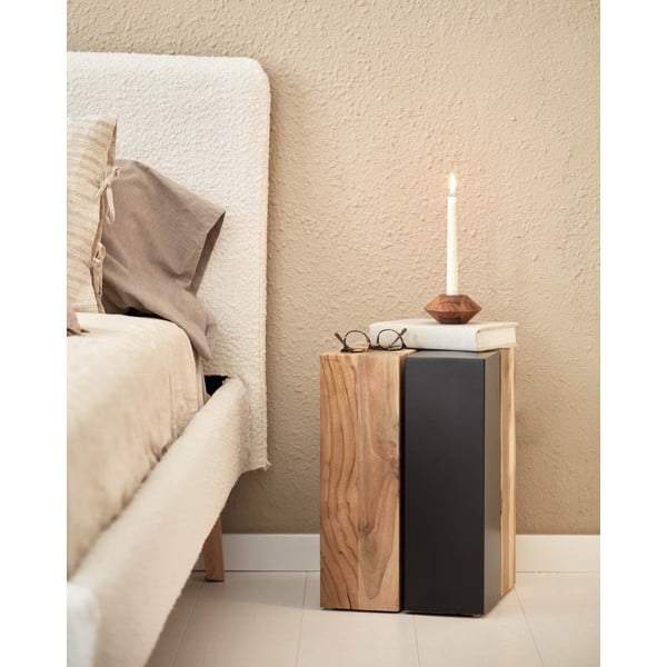 Tīkkoka sānu galdiņš Kave Home Ognak-image-1