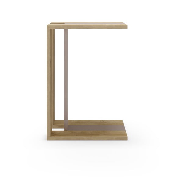 Sānu galdiņš ar ozolkoka imitāciju 40x30 cm Macha – Marckeric-image-3