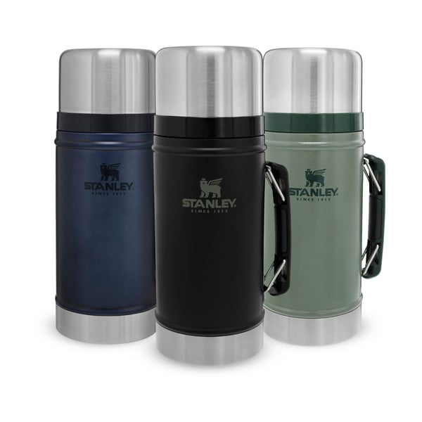 Melns nerūsējošā tērauda termoss pārtikai 940 ml Legendary Classic Black – Stanley-image-1