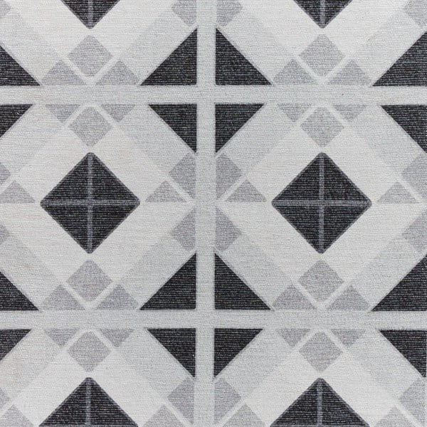 Gaiši pelēks/tumši pelēks mazgājams celiņa paklājs 76x230 cm Victoria Light – Think Rugs-image-2