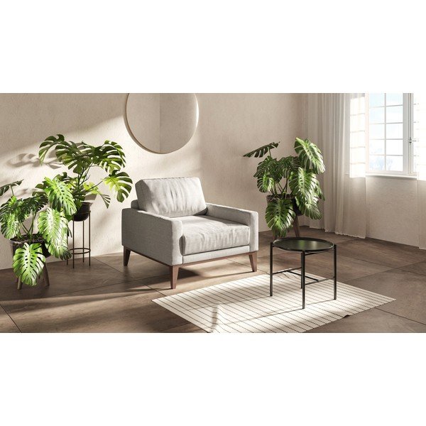 Krēmkrāsas atpūtas krēsls MESONICA Musso-image-1