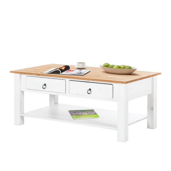 Balts priedes žurnālgaldiņš Støraa Inda-image-1