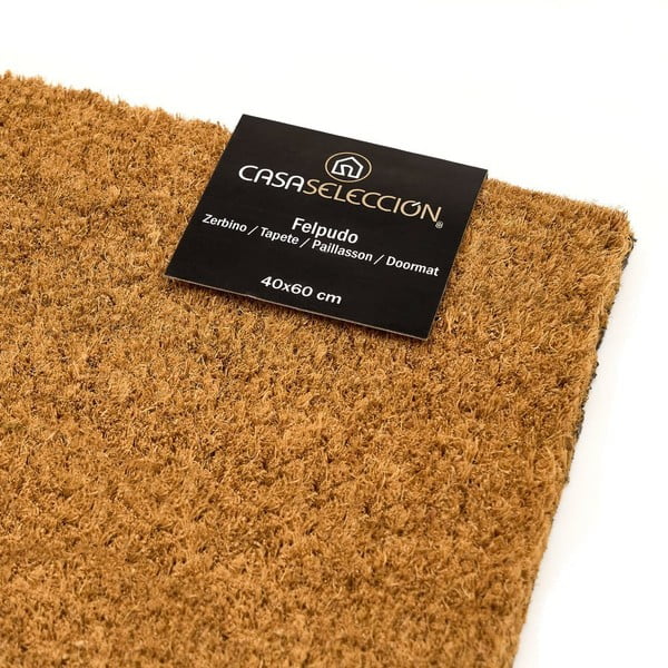 Kokosšķiedras kājslauķis 60x40 cm Mini White – Casa Selección-image-2