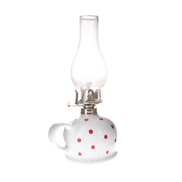 Keramikas petrolejas lampa (augstums 28 cm) – Dakls