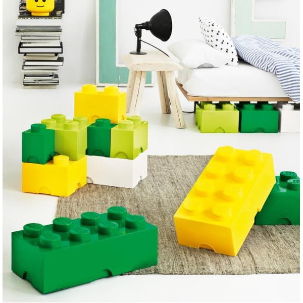 Tumši dzeltena glabāšanas kaste LEGO®-image-1