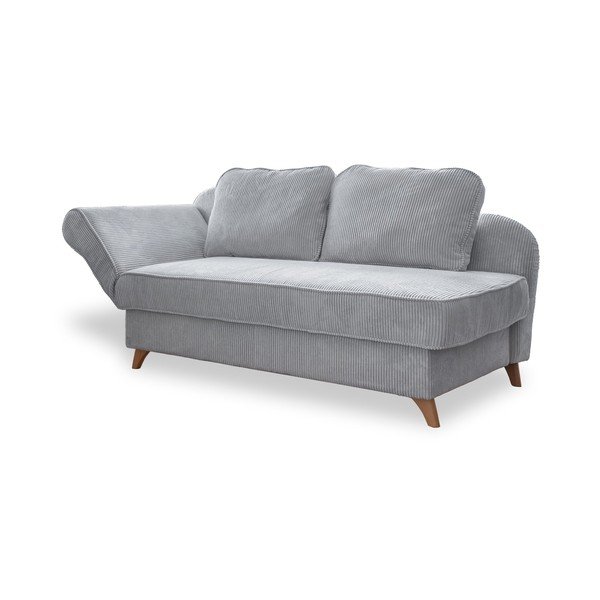 Gaiši pelēks velveta zvilnis (ar kreiso stūri) Chic Charlotte – Miuform