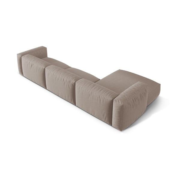 Bēšs modulārais stūra dīvāns (ar kreiso stūri) Martina – Micadoni Home-image-4