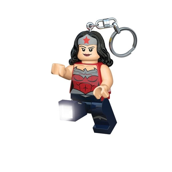 LEGO® DC Super Heroes Wonder Woman kvēlojoša atslēgu piekariņš