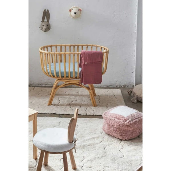 Krēmkrāsas mazgājams/ar rokām darināts kokvilnas bērnu paklājs 120x160 cm Clouds – Lorena Canals-image-1