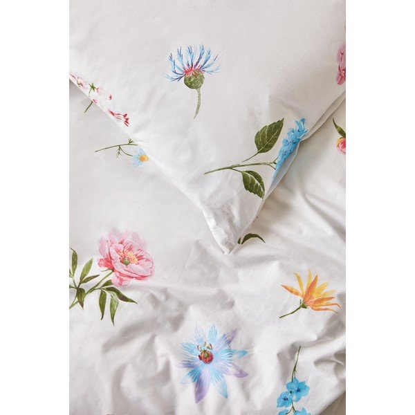 Divguļamā kokvilnas gultasveļa Bonami Selection Fleur, 200 x 200 cm-image-1